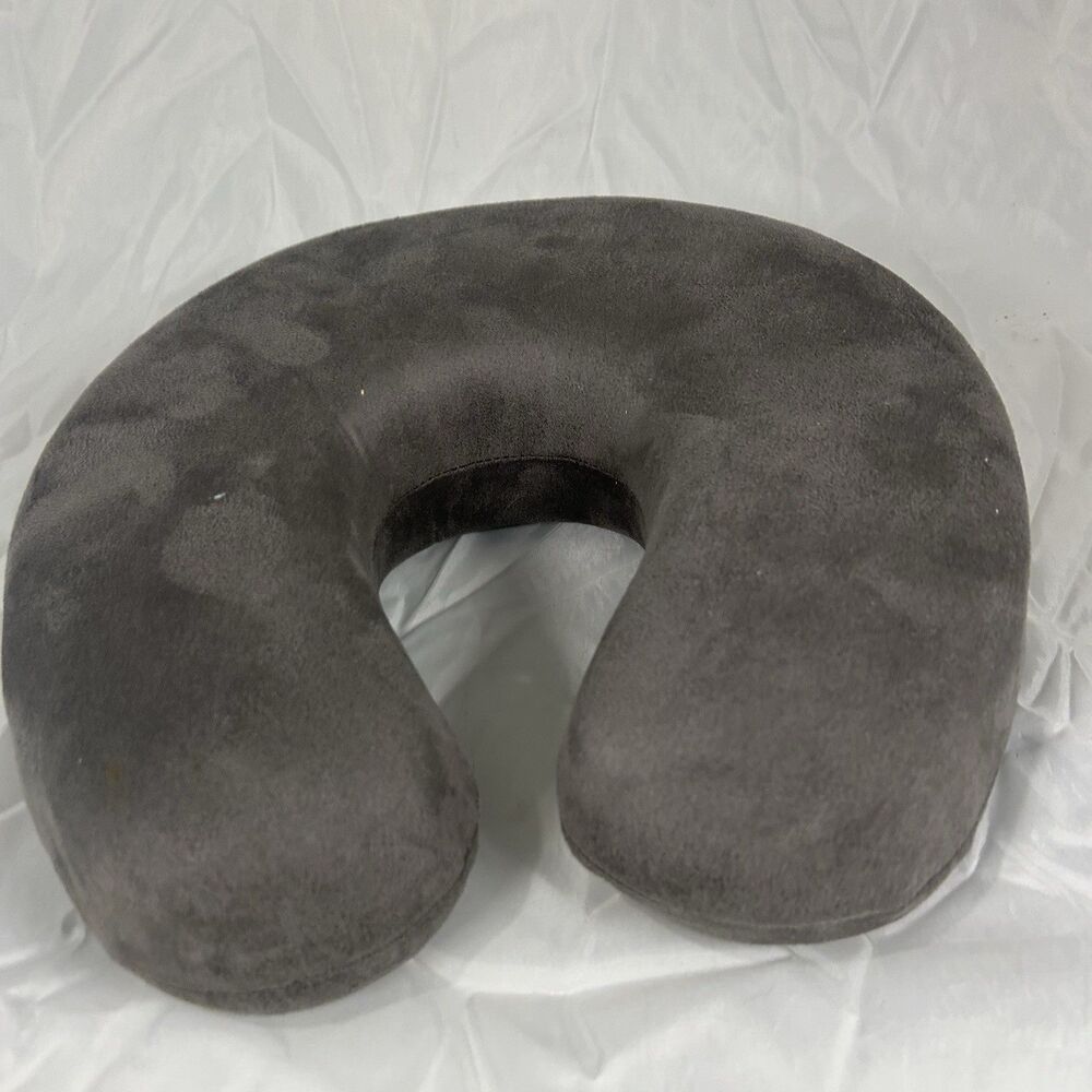 Black Canyon Gear Travel Neck Pillow Memory Foam U Shape Gray Airplane Car